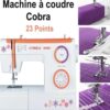 Machine à Coudre Multifonction Points Variés avec Marche Arrière Cobra 2120-V Machine à Coudre Multifonction Points Variés avec Marche Arrière Cobra 2120-V