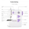 Mini sewing machine JYSM-303 Mini sewing machine JYSM-303