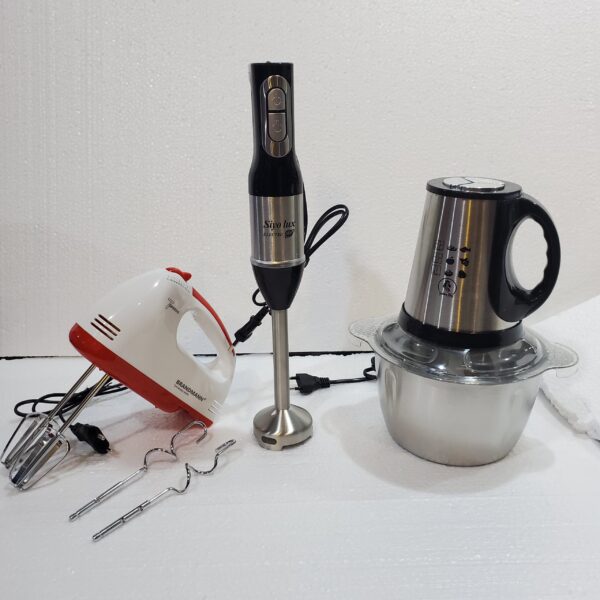 Pack 3t Bra Siyolux-Batteur-hachoir inox Pack 3t Bra Siyolux-Batteur-hachoir inox