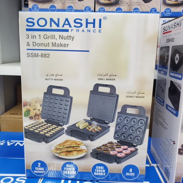 Panineuse Sonashi 3en1 GM SSM-882