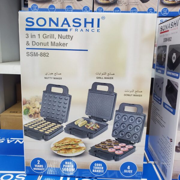 Panineuse Sonashi 3en1 GM SSM-882 Panineuse Sonashi 3en1 GM SSM-882