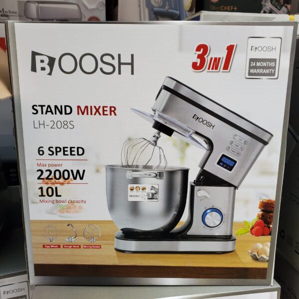 Pétrin BOOSH inox 10L 2200W LH-208S Pétrin BOOSH inox 10L 2200W LH-208S