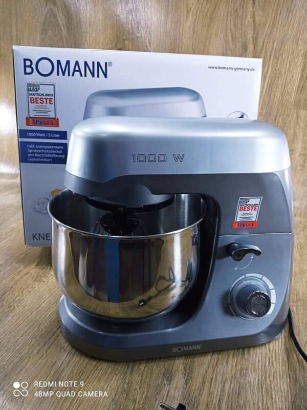 Pétrin Bomann 6009CB 5L 2.5kg 1000W Pétrin Bomann 6009CB 5L 2.5kg 1000W