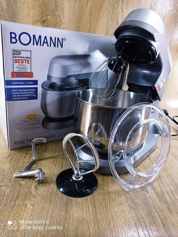 Pétrin Bomann 6009CB 5L 2.5kg 1000W Pétrin Bomann 6009CB 5L 2.5kg 1000W