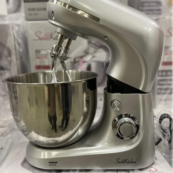 Pétrin SwissKitchen 5.3L 1400W double crochets