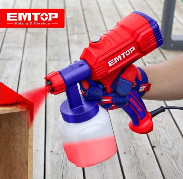 Pistolet à peinture EMTOP 450W Pistolet à peinture EMTOP 450W