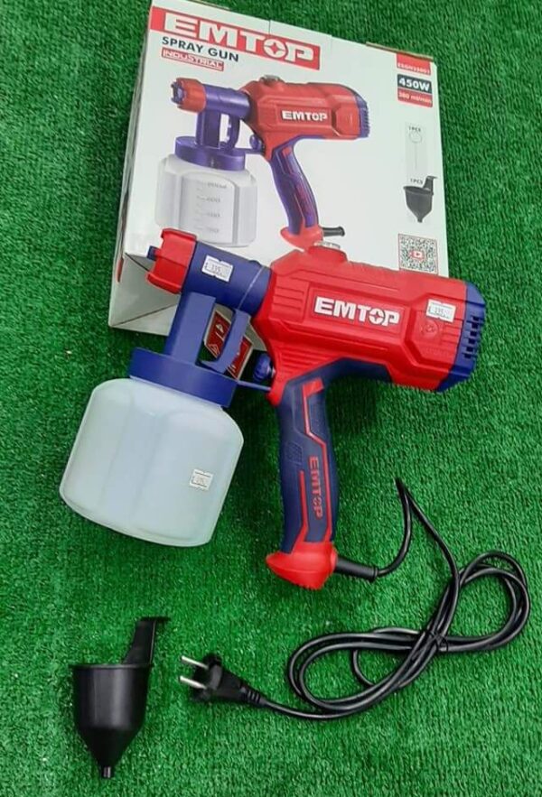 Pistolet à peinture EMTOP 450W Pistolet à peinture EMTOP 450W