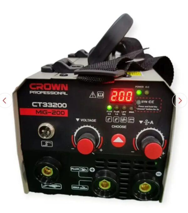 Poste a souder MIG TIG MMA 200A CROWN Ct33200 Poste a souder MIG TIG MMA 200A CROWN Ct33200