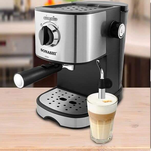SONASHI Cafetière mini model 15Bars Capacité 1.L 850W SCM-4963 SONASHI Cafetière mini model 15Bars Capacité 1.L 850W SCM-4963