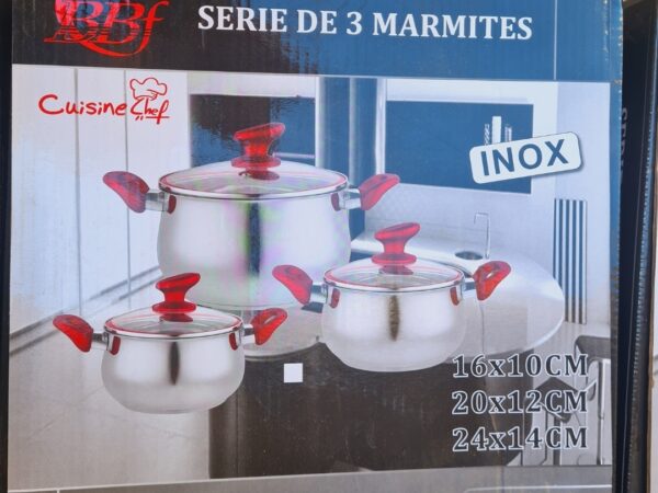 Série marmite BBF inox 162024cm