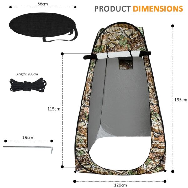 Tente de change pliable protection UPF 50+ et imperméable Tente de change pliable protection UPF 50+ et imperméable
