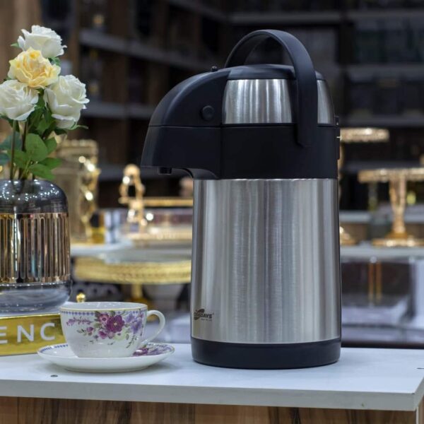 Thermos 2.5L inox isotherme à pompe VITREX
