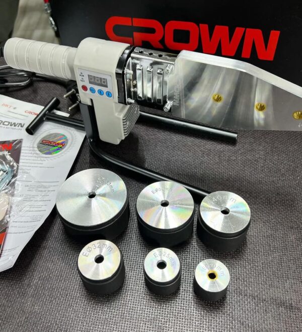 crown ct 19032 Soudeuse de tubes PPR 20-63mm 800W crown ct 19032 Soudeuse de tubes PPR 20-63mm 800W
