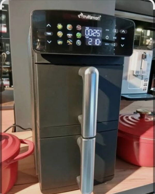 AIRFRYER MULTISMART DOUBLE STACK noire 10 L MS AF 2310 AIRFRYER MULTISMART DOUBLE STACK noire 10 L MS AF 2310