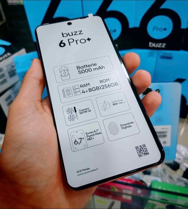 Ace buzz 6 pro+ [12256GB] Smartphone