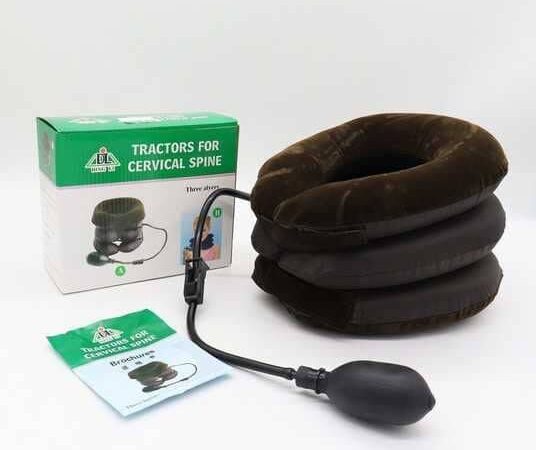 Appareil médical de traction cervicale pneumatique (3 couches) pour le soulagement des douleurs Appareil médical de traction cervicale pneumatique (3 couches) pour le soulagement des douleurs