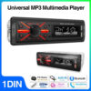 Autoradio MP3 Multimedia Player 1 DIN Bluetooth Autoradio MP3 Multimedia Player 1 DIN Bluetooth