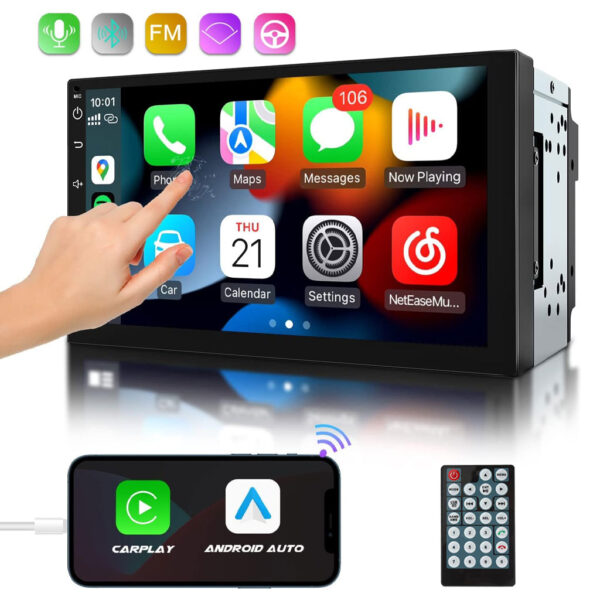 Autoradio MP5 G-555 avec CarPlay et Android Auto Autoradio MP5 G-555 avec CarPlay et Android Auto