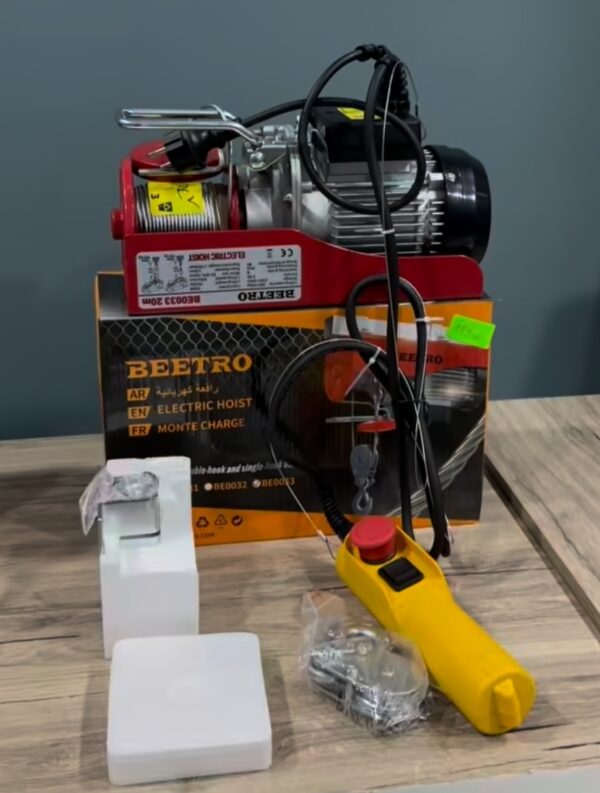 BEETRO Monte Charge Electrique 300KG 550W 20M BE0033 BEETRO Monte Charge Electrique 300KG 550W 20M BE0033