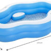 Bestway 54409 Piscine Gonflable Splashview Avec Sièges Bestway 54409 Piscine Gonflable Splashview Avec Sièges