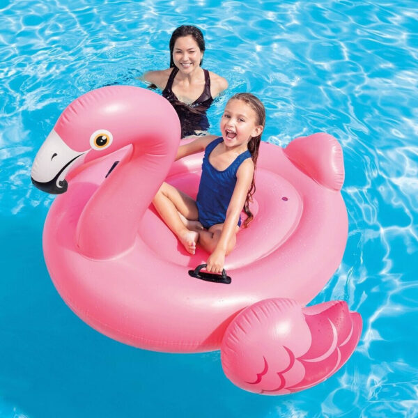 Bouée Géante Gonflable Flamant Rose Ride-On pour Piscine Intex 57558NP Bouée Géante Gonflable Flamant Rose Ride-On pour Piscine Intex 57558NP