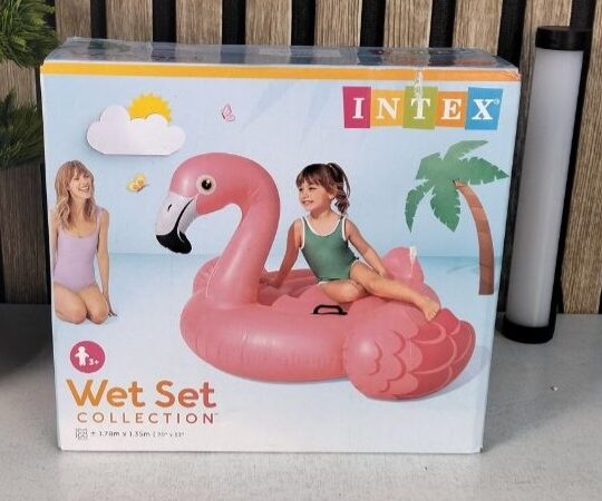 Bouée Géante Gonflable Flamant Rose Ride-On pour Piscine Intex 57558NP Bouée Géante Gonflable Flamant Rose Ride-On pour Piscine Intex 57558NP