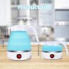 Bouilloire en silicone pliable