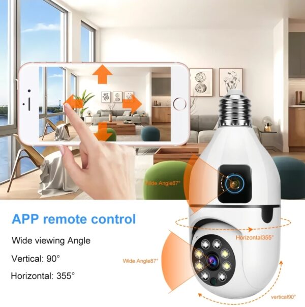 Caméra de surveillance panoramique Wi-Fi Caméra de surveillance panoramique Wi-Fi