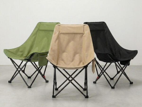 Chaise de Camping Pliante avec Dossier Réglable Chaise de Camping Pliante avec Dossier Réglable