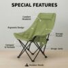 Chaise de Camping Pliante avec Dossier Réglable Chaise de Camping Pliante avec Dossier Réglable