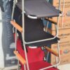 Chaise de plage de haute qualité avec accoudoirs en bois Chaise de plage de haute qualité avec accoudoirs en bois
