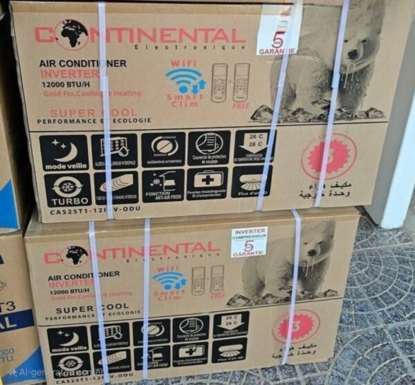 Climatiseur 12000btu inverter continental Climatiseur 12000btu inverter continental