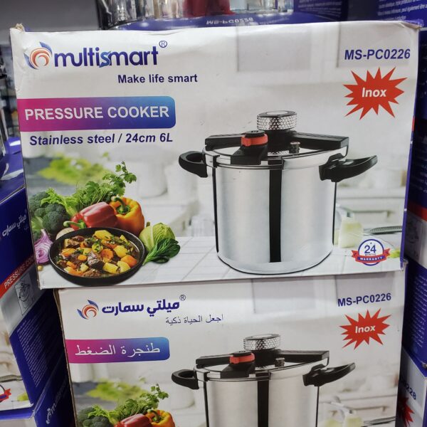 Cocotte Clipso Multismart 6L Inox pc0226