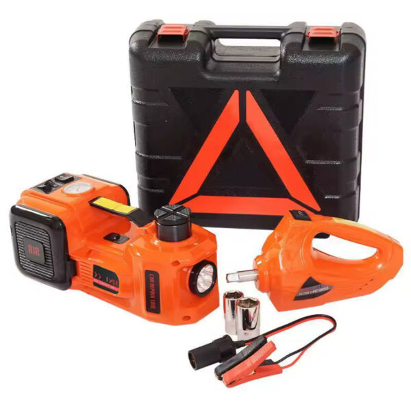 Coffre cric electric 5 ton + cle a choc + gonfleur Coffre cric electric 5 ton + cle a choc + gonfleur