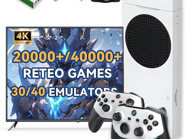 Console Game Stick Retro 4K M88 avec 30000+ Jeux et 2 Manettes Sans Fil Console Game Stick Retro 4K M88 avec 30000+ Jeux et 2 Manettes Sans Fil