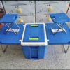 Ferdi Glacière Portative 48L Avec Table, 2 Chaise Ideal Pour Camping Ferdi Glacière Portative 48L Avec Table, 2 Chaise Ideal Pour Camping