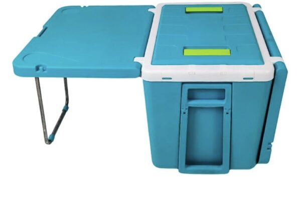 Ferdi Glacière Portative 48L Avec Table, 2 Chaise Ideal Pour Camping Ferdi Glacière Portative 48L Avec Table, 2 Chaise Ideal Pour Camping