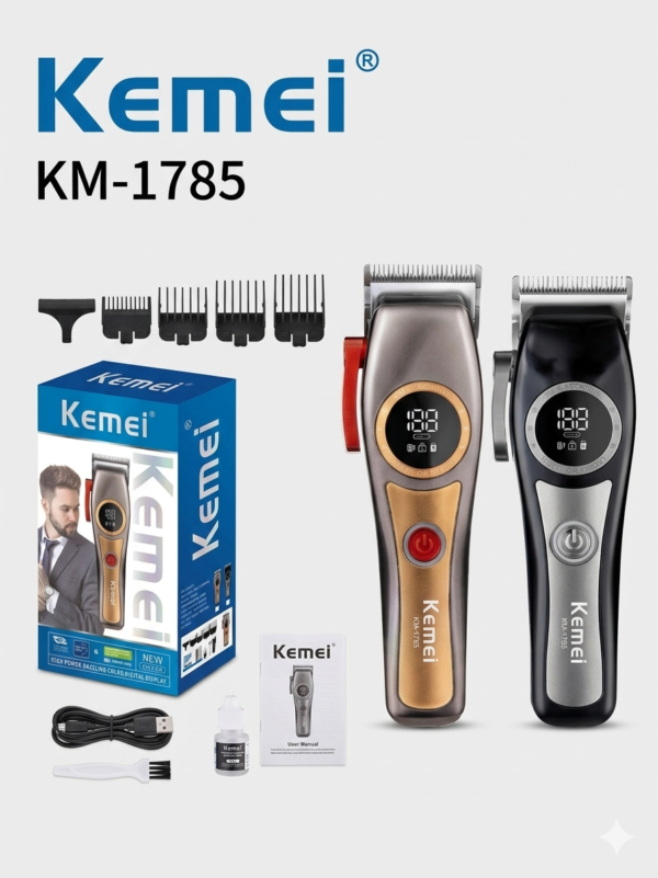 Kemei KM-1785 Tondeuse 2000mAh Kemei KM-1785 Tondeuse 2000mAh