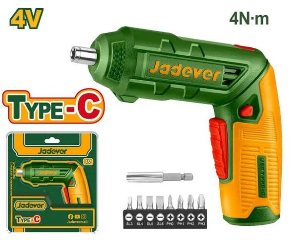 Kit Mini visseuse sans fil 4v JADEVER Kit Mini visseuse sans fil 4v JADEVER
