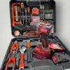 Kit caisse a outils avec visseuse 21v 118pcs Brushless HONESTPLUS Kit caisse a outils avec visseuse 21v 118pcs Brushless HONESTPLUS