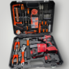 Kit caisse a outils avec visseuse 21v 118pcs Brushless HONESTPLUS Kit caisse a outils avec visseuse 21v 118pcs Brushless HONESTPLUS