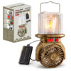 Lanterne et Ventilateur de Camping Solaire Rechargeable Lanterne et Ventilateur de Camping Solaire Rechargeable