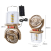 Lanterne et Ventilateur de Camping Solaire Rechargeable Lanterne et Ventilateur de Camping Solaire Rechargeable