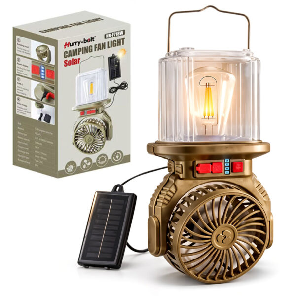 Lanterne et Ventilateur de Camping Solaire Rechargeable Lanterne et Ventilateur de Camping Solaire Rechargeable