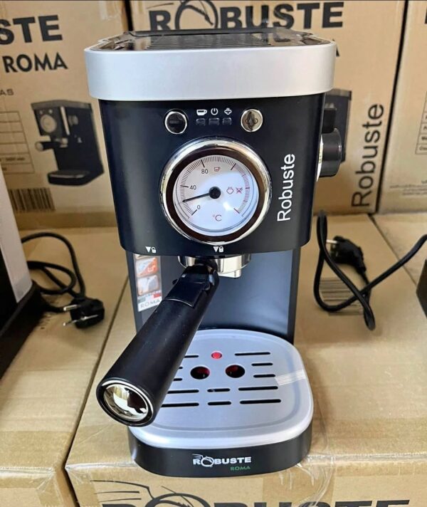 Machine à café a Bras inox 15 bar 1100W 1.2L Café Poudre Robuste Roma Machine à café a Bras inox 15 bar 1100W 1.2L Café Poudre Robuste Roma