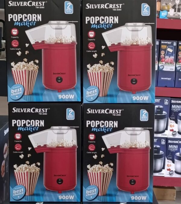 Machine à popcorn SilverCrest 40g 900W Machine à popcorn SilverCrest 40g 900W