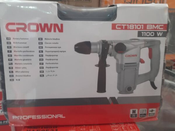 Marteau Perforateur 26mm 1100W CROWN CT18101 Marteau Perforateur 26mm 1100W CROWN CT18101