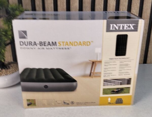 Matelas GonflableTechnologie Fiber-Tech avec Pompe à Pied Intégrée Intex 64761 Matelas GonflableTechnologie Fiber-Tech avec Pompe à Pied Intégrée Intex 64761