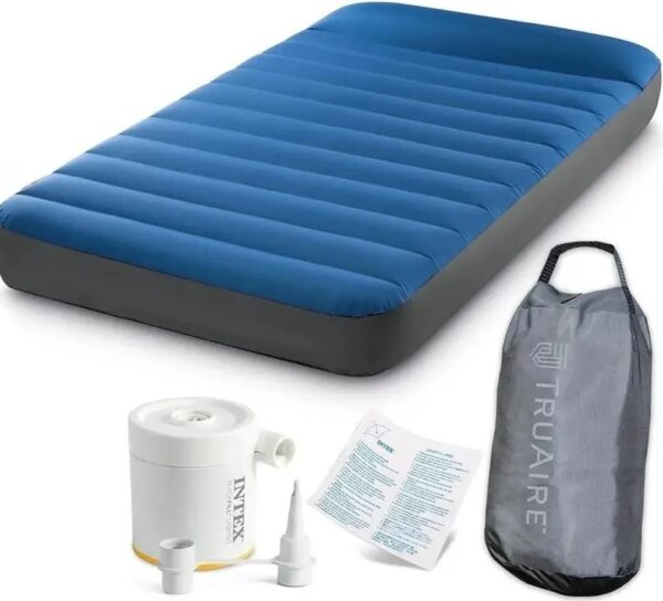 Matelas de Camping Intex TruAire Twin Technologie Fiber-Tech avec Pompe USB150 Matelas de Camping Intex TruAire Twin Technologie Fiber-Tech avec Pompe USB150