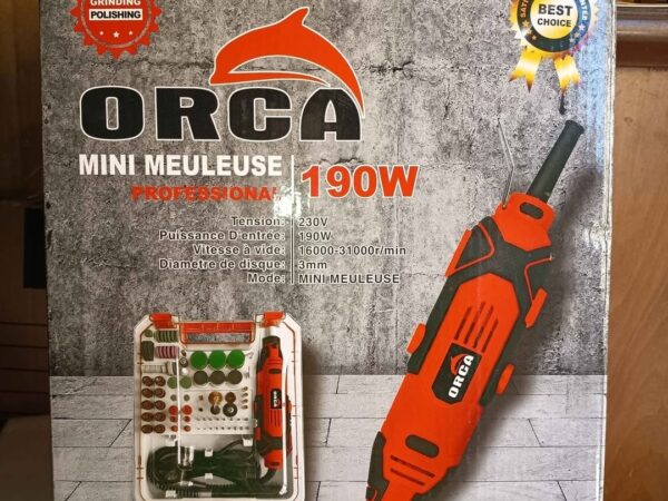 Mini meuleuse outil rotatif 190W 218 Pcs ORCA Mini meuleuse outil rotatif 190W 218 Pcs ORCA